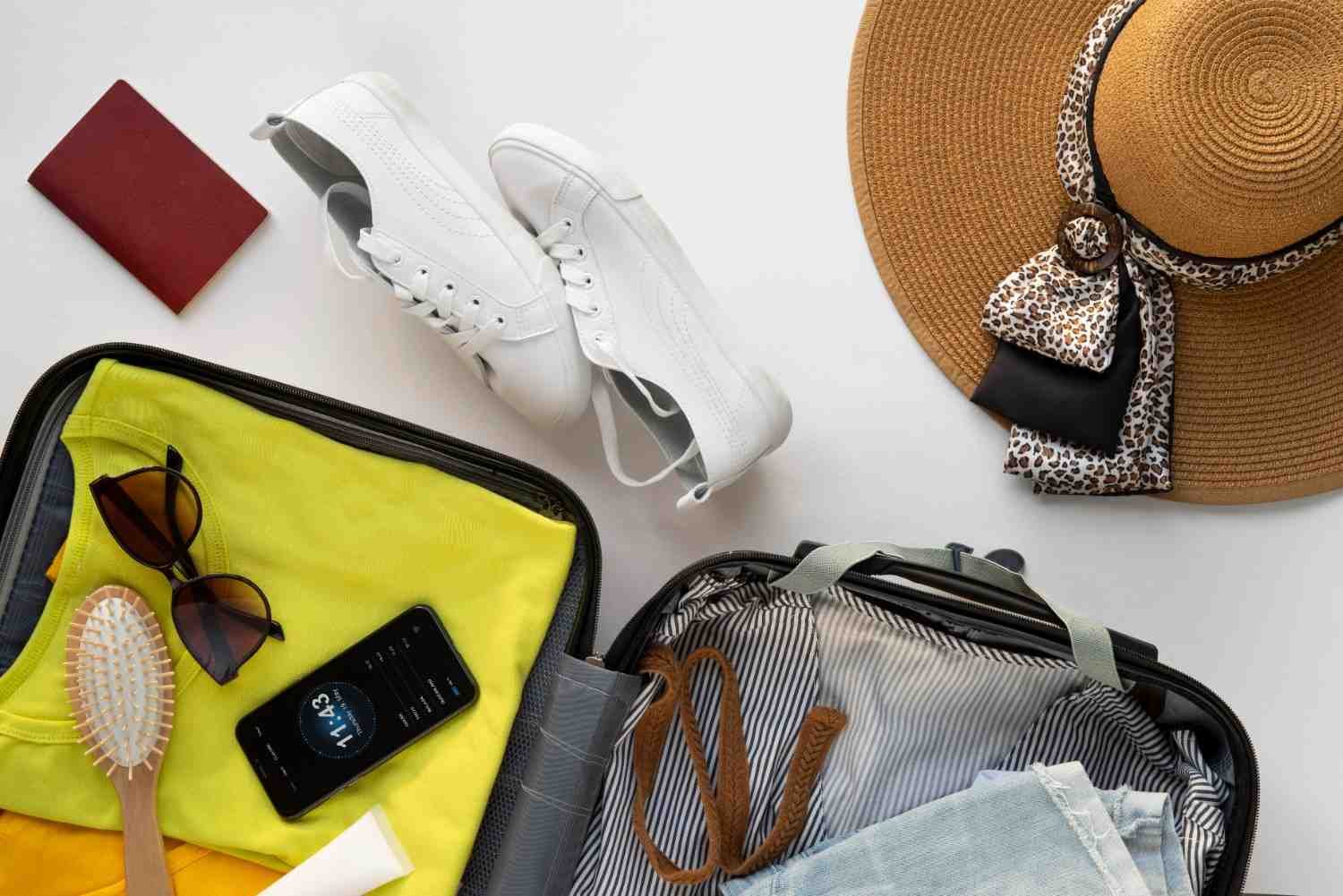 Clothing and Footwear Essentials for women for travel