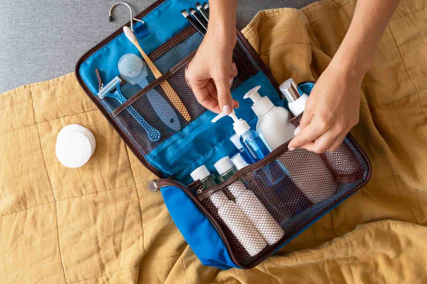 Toiletries and Personal Care products for travel